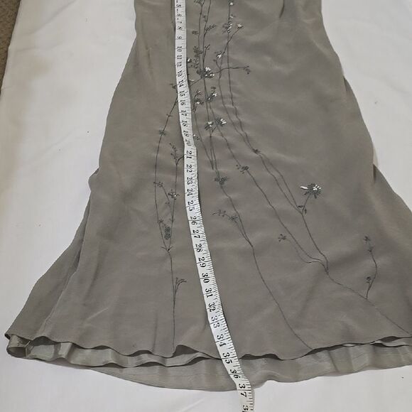 Banana Republic y2k Green Buttoned Slip Dress for Cocktail - Picture 9 of 9